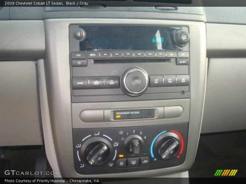 Black / Gray 2009 Chevrolet Cobalt LT Sedan