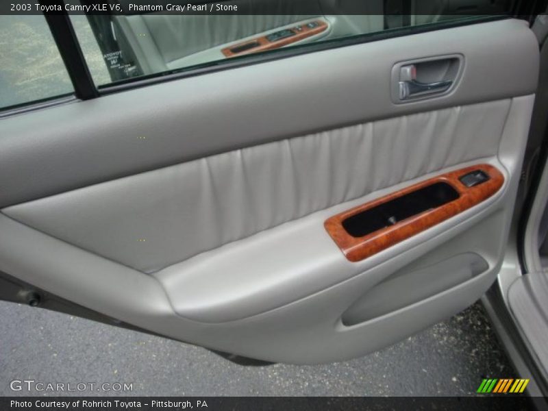 Phantom Gray Pearl / Stone 2003 Toyota Camry XLE V6