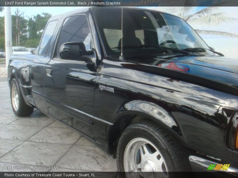 Black / Medium Graphite 1997 Ford Ranger Splash Extended Cab