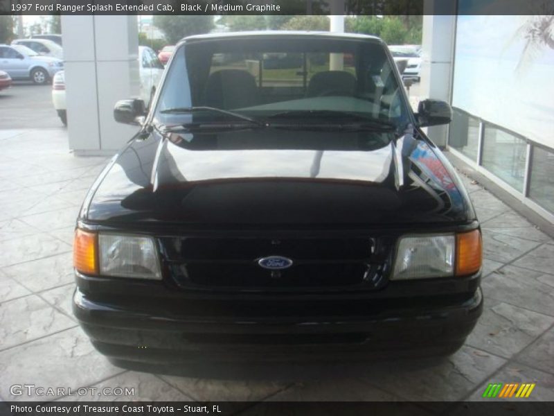 Black / Medium Graphite 1997 Ford Ranger Splash Extended Cab