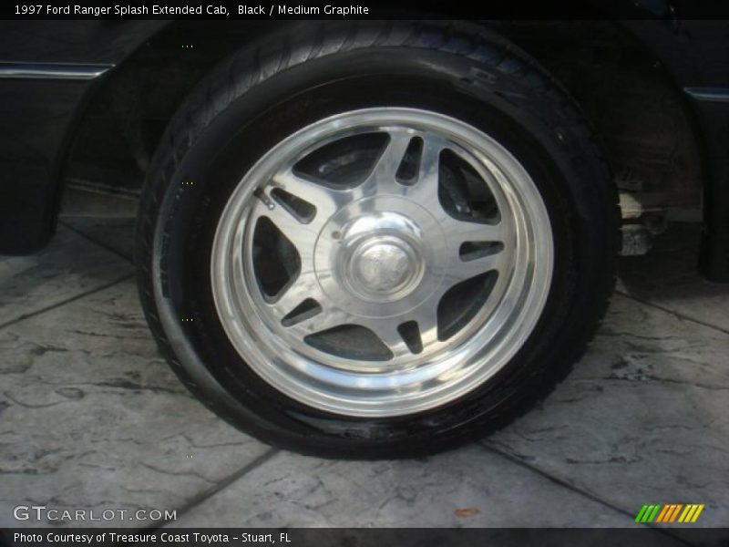 Black / Medium Graphite 1997 Ford Ranger Splash Extended Cab
