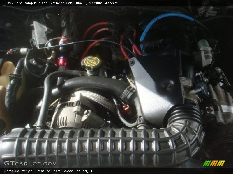 Black / Medium Graphite 1997 Ford Ranger Splash Extended Cab