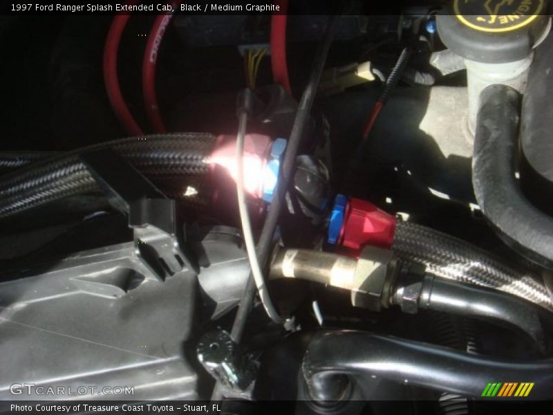 Black / Medium Graphite 1997 Ford Ranger Splash Extended Cab