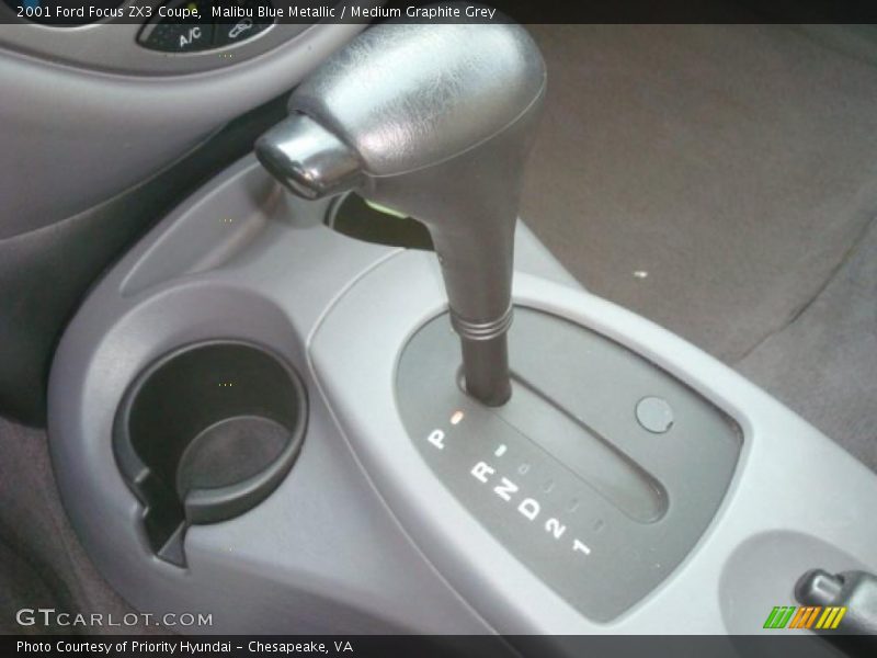 Malibu Blue Metallic / Medium Graphite Grey 2001 Ford Focus ZX3 Coupe