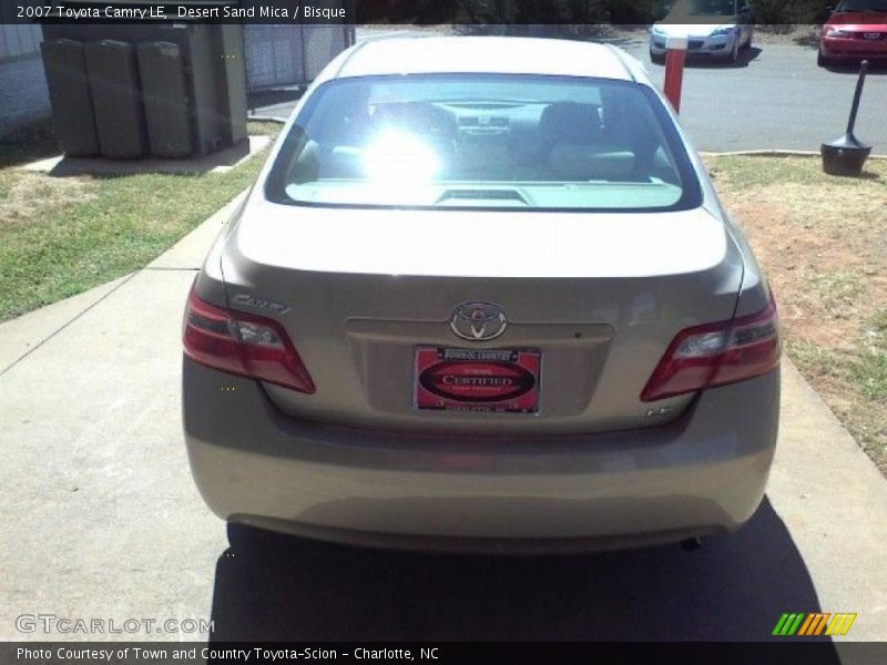 Desert Sand Mica / Bisque 2007 Toyota Camry LE