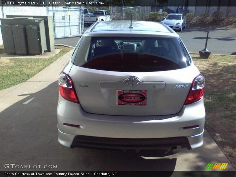 Classic Silver Metallic / Ash Gray 2010 Toyota Matrix 1.8