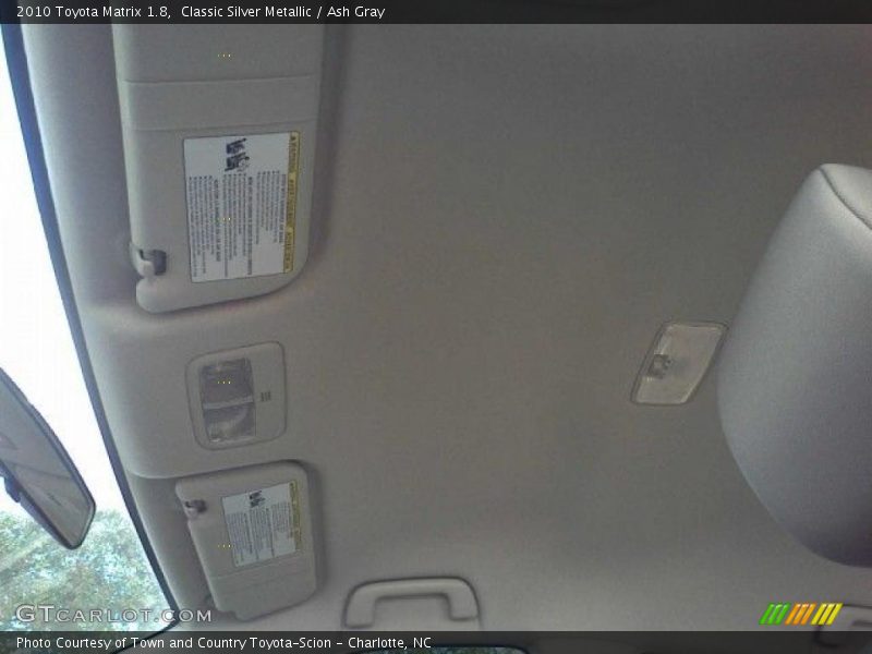 Classic Silver Metallic / Ash Gray 2010 Toyota Matrix 1.8