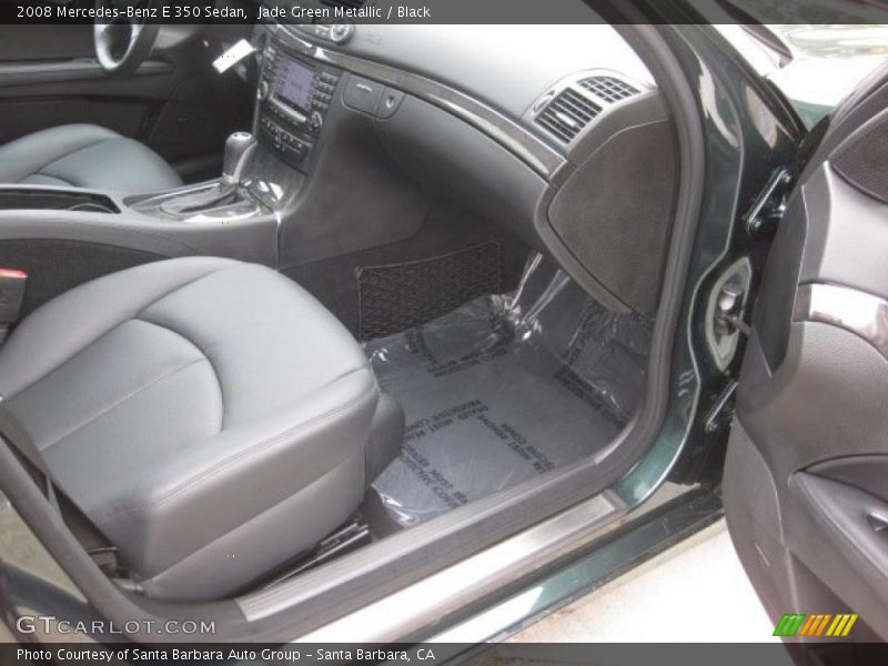 Jade Green Metallic / Black 2008 Mercedes-Benz E 350 Sedan