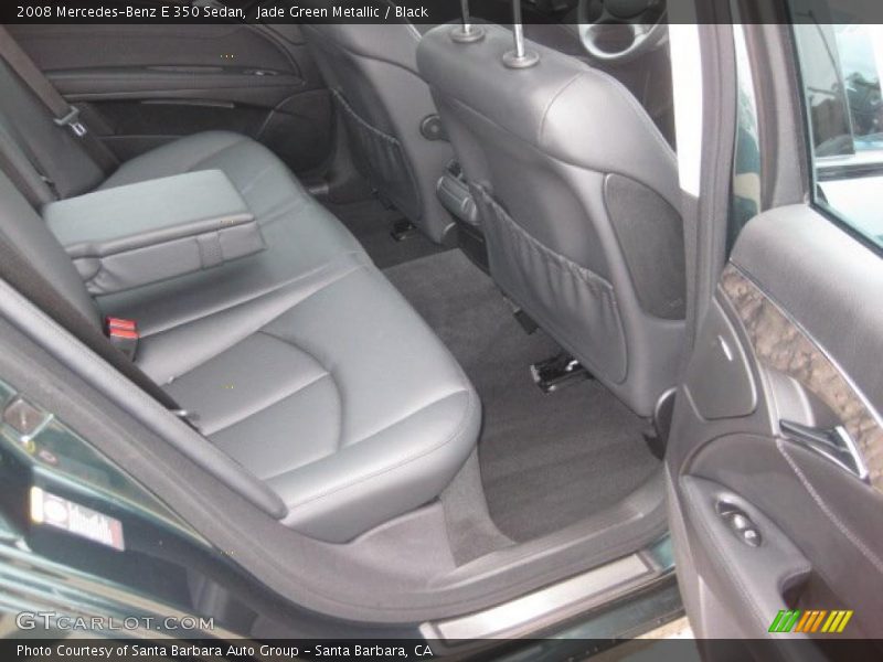 Jade Green Metallic / Black 2008 Mercedes-Benz E 350 Sedan