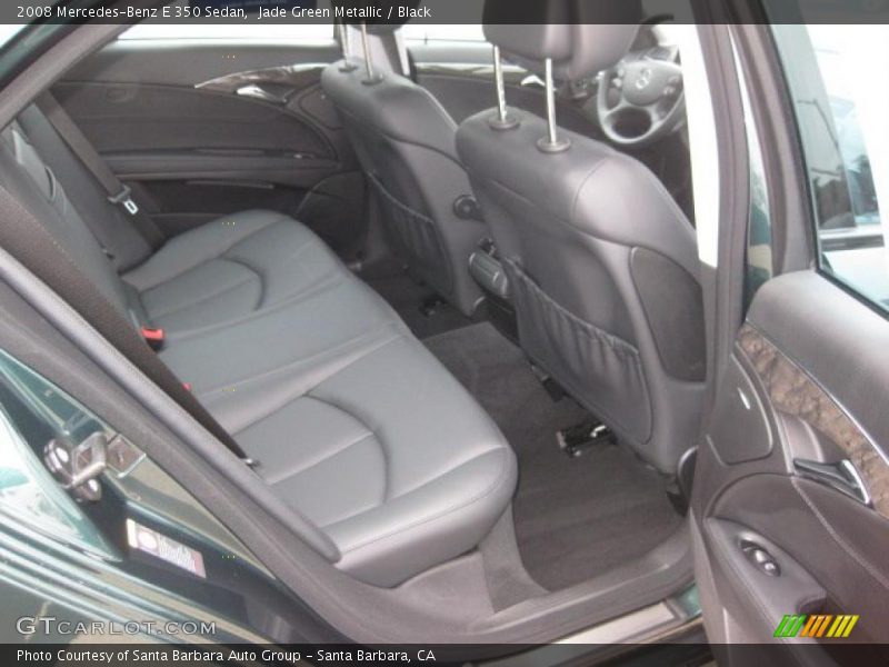 Jade Green Metallic / Black 2008 Mercedes-Benz E 350 Sedan
