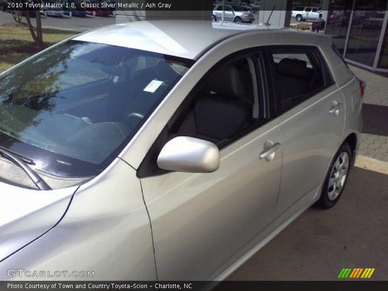 Classic Silver Metallic / Ash Gray 2010 Toyota Matrix 1.8