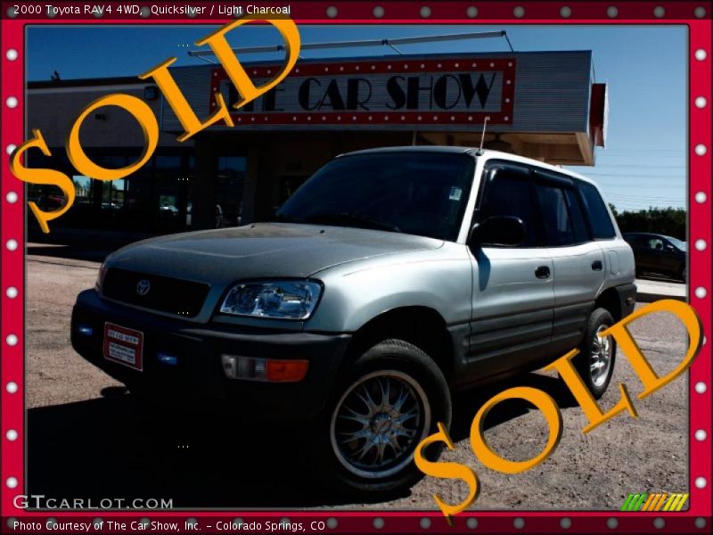 Quicksilver / Light Charcoal 2000 Toyota RAV4 4WD