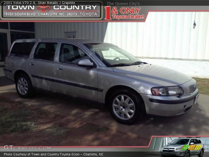 Silver Metallic / Graphite 2001 Volvo V70 2.4