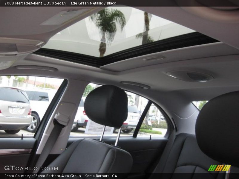 Jade Green Metallic / Black 2008 Mercedes-Benz E 350 Sedan