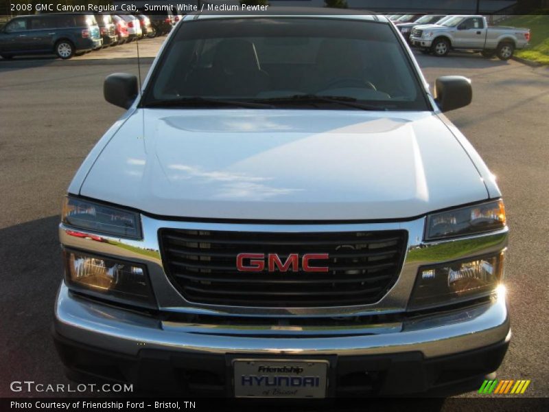 Summit White / Medium Pewter 2008 GMC Canyon Regular Cab
