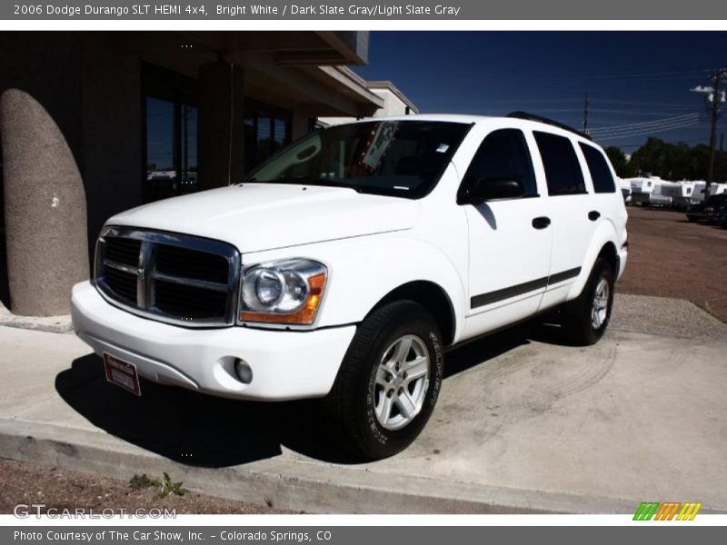 Bright White / Dark Slate Gray/Light Slate Gray 2006 Dodge Durango SLT HEMI 4x4