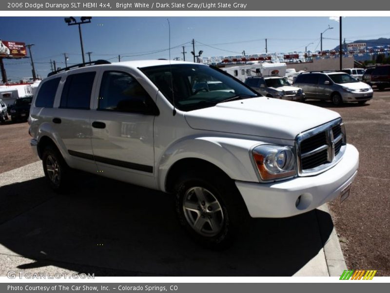 Bright White / Dark Slate Gray/Light Slate Gray 2006 Dodge Durango SLT HEMI 4x4
