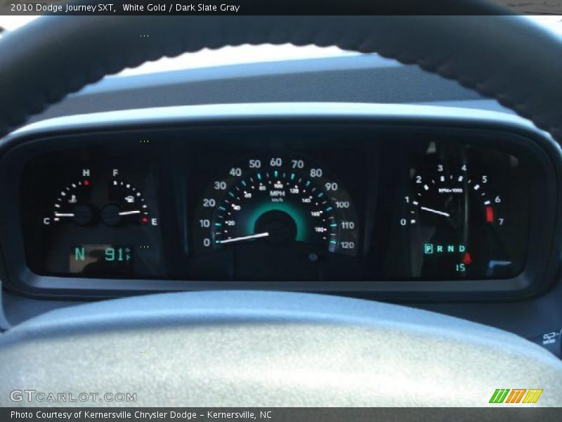 White Gold / Dark Slate Gray 2010 Dodge Journey SXT