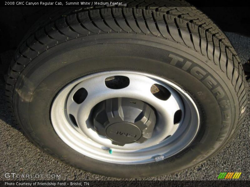 Summit White / Medium Pewter 2008 GMC Canyon Regular Cab