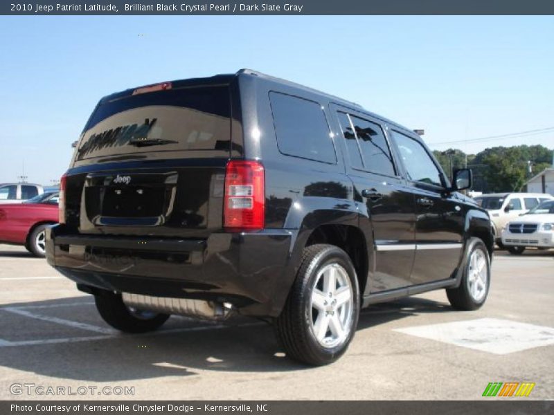 Brilliant Black Crystal Pearl / Dark Slate Gray 2010 Jeep Patriot Latitude