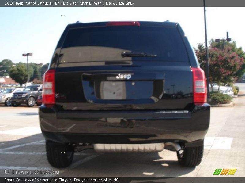 Brilliant Black Crystal Pearl / Dark Slate Gray 2010 Jeep Patriot Latitude