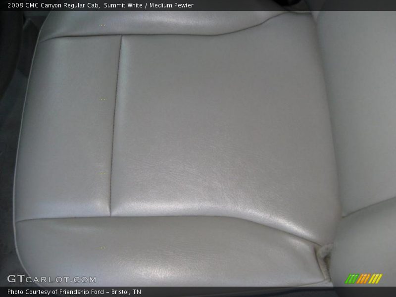 Summit White / Medium Pewter 2008 GMC Canyon Regular Cab