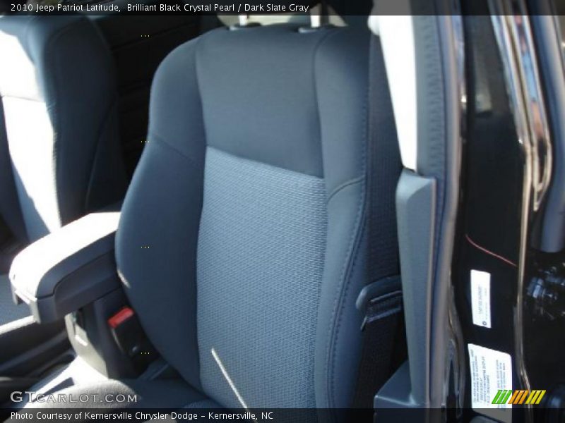 Brilliant Black Crystal Pearl / Dark Slate Gray 2010 Jeep Patriot Latitude