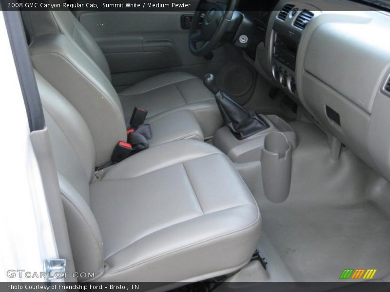 Summit White / Medium Pewter 2008 GMC Canyon Regular Cab