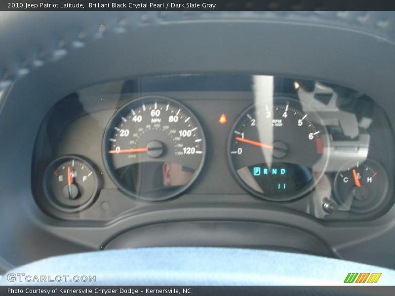 Brilliant Black Crystal Pearl / Dark Slate Gray 2010 Jeep Patriot Latitude