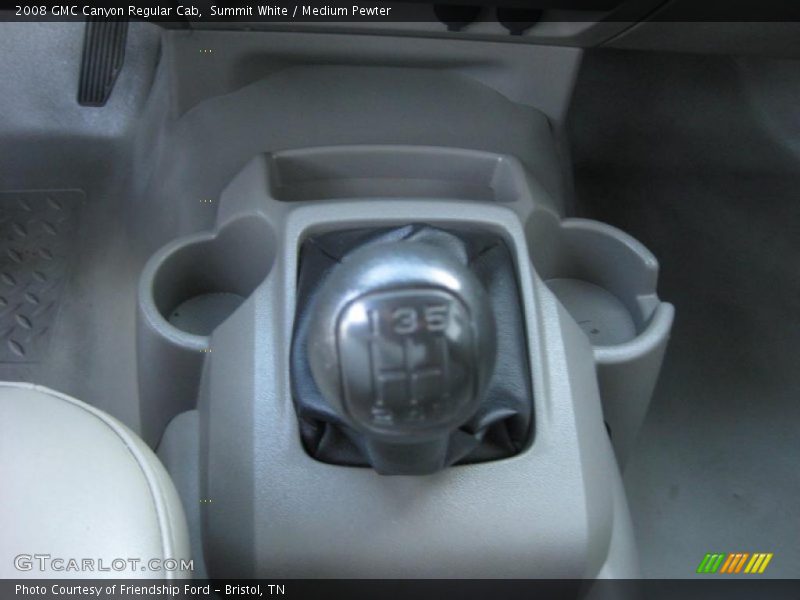 Summit White / Medium Pewter 2008 GMC Canyon Regular Cab