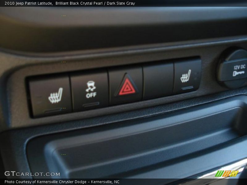 Brilliant Black Crystal Pearl / Dark Slate Gray 2010 Jeep Patriot Latitude