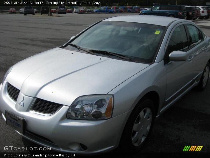 Sterling Silver Metallic / Petrol Gray 2004 Mitsubishi Galant ES