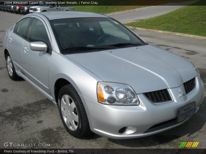 Sterling Silver Metallic / Petrol Gray 2004 Mitsubishi Galant ES