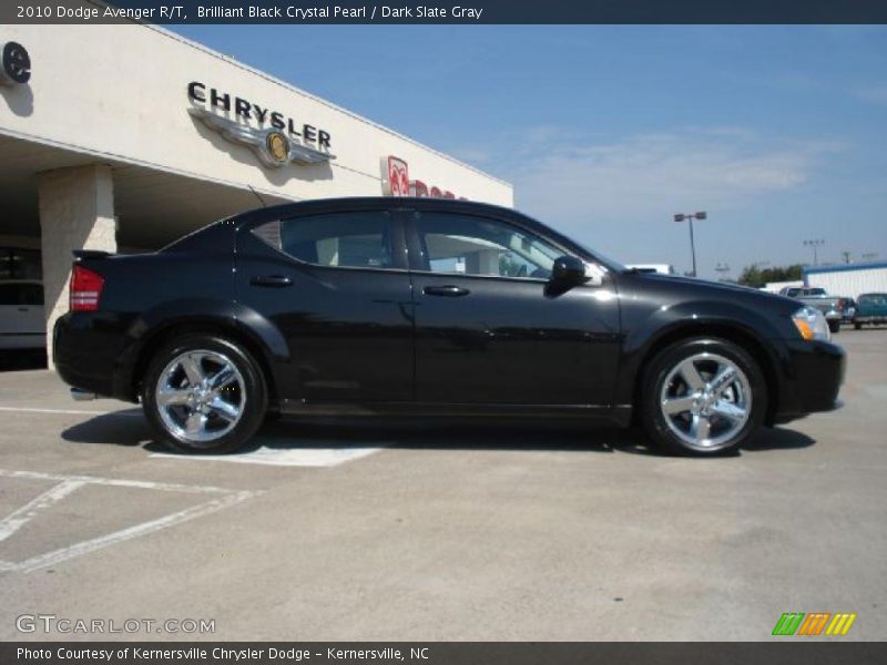 Brilliant Black Crystal Pearl / Dark Slate Gray 2010 Dodge Avenger R/T