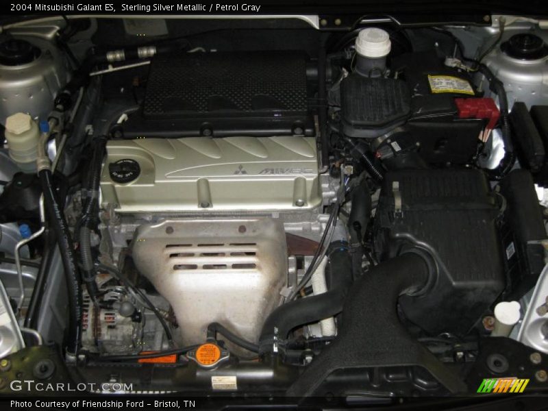 Sterling Silver Metallic / Petrol Gray 2004 Mitsubishi Galant ES