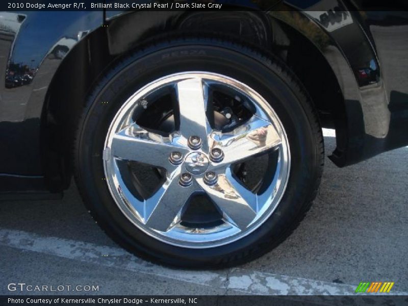 Brilliant Black Crystal Pearl / Dark Slate Gray 2010 Dodge Avenger R/T
