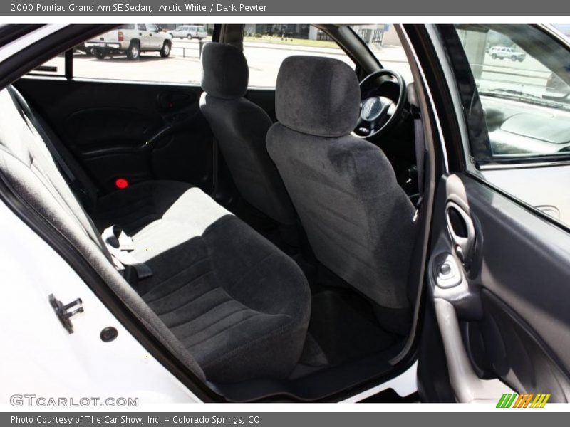 Arctic White / Dark Pewter 2000 Pontiac Grand Am SE Sedan