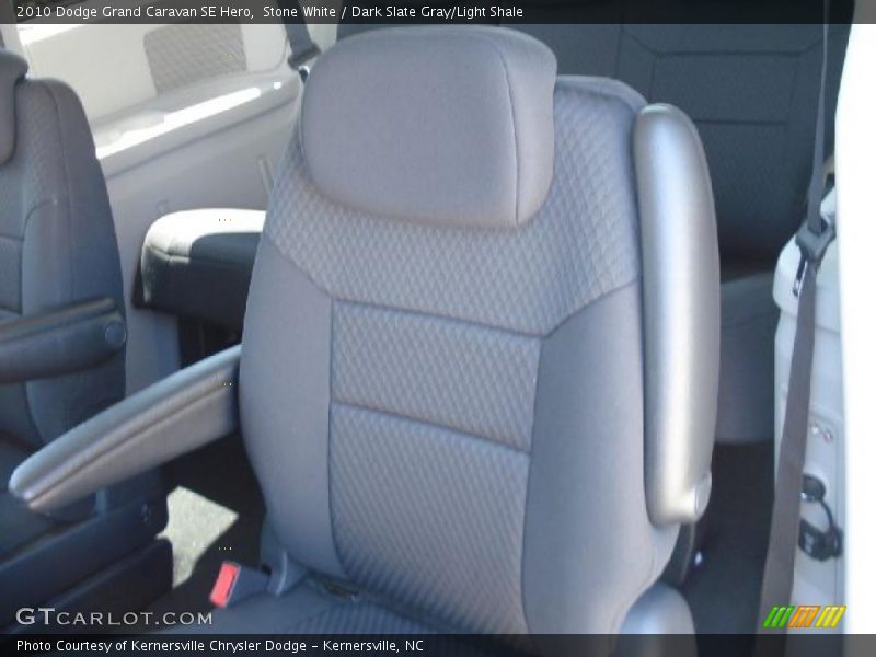 Stone White / Dark Slate Gray/Light Shale 2010 Dodge Grand Caravan SE Hero