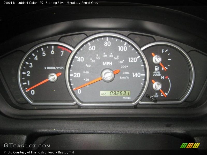 Sterling Silver Metallic / Petrol Gray 2004 Mitsubishi Galant ES