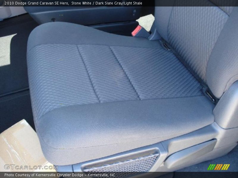 Stone White / Dark Slate Gray/Light Shale 2010 Dodge Grand Caravan SE Hero