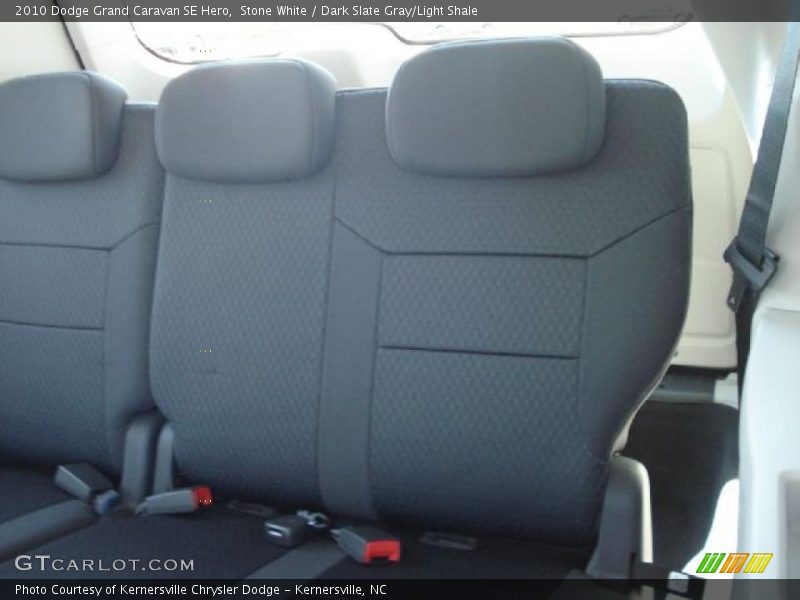 Stone White / Dark Slate Gray/Light Shale 2010 Dodge Grand Caravan SE Hero