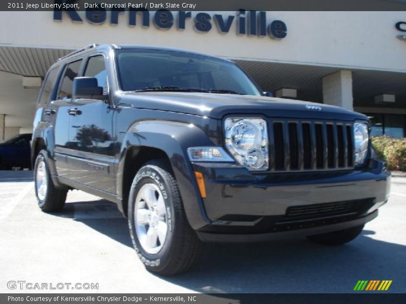 Dark Charcoal Pearl / Dark Slate Gray 2011 Jeep Liberty Sport