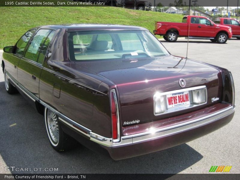 Dark Cherry Metallic / Ivory 1995 Cadillac DeVille Sedan
