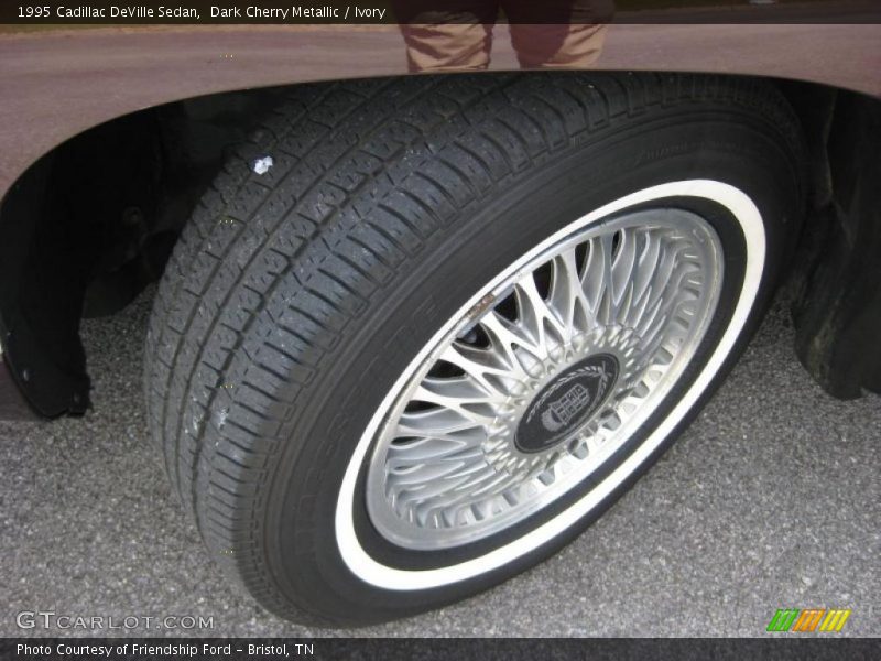 Dark Cherry Metallic / Ivory 1995 Cadillac DeVille Sedan
