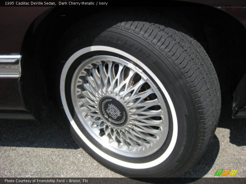 Dark Cherry Metallic / Ivory 1995 Cadillac DeVille Sedan