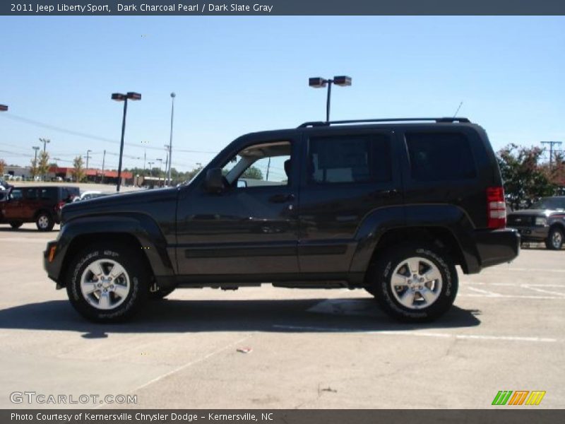 Dark Charcoal Pearl / Dark Slate Gray 2011 Jeep Liberty Sport