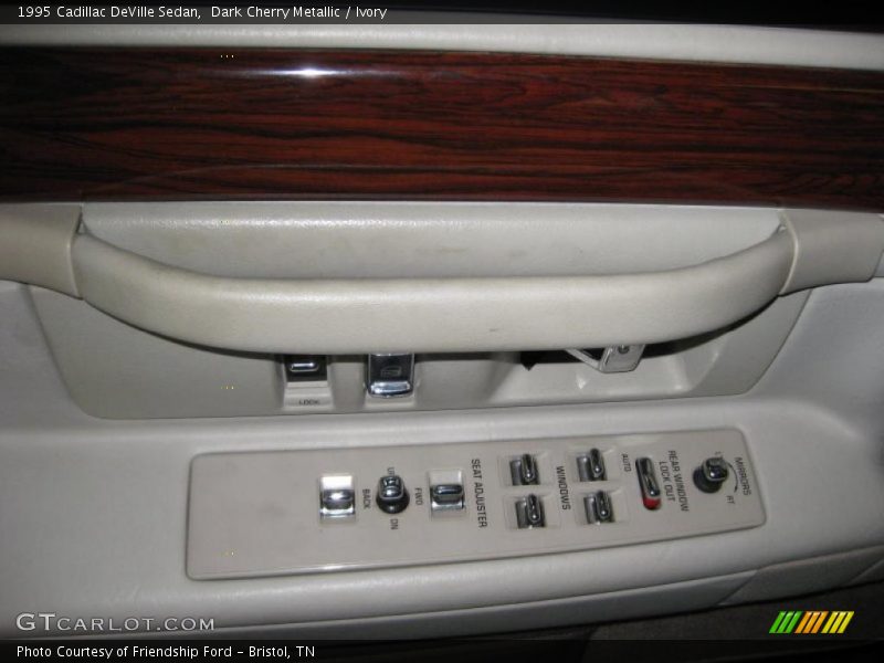 Dark Cherry Metallic / Ivory 1995 Cadillac DeVille Sedan