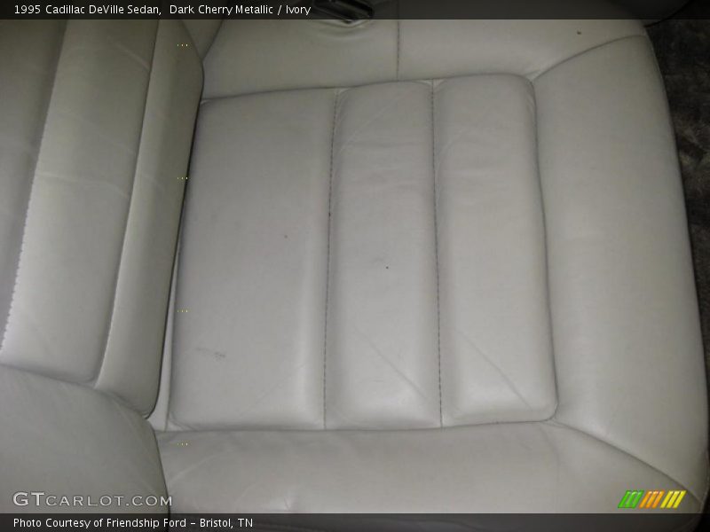 Dark Cherry Metallic / Ivory 1995 Cadillac DeVille Sedan