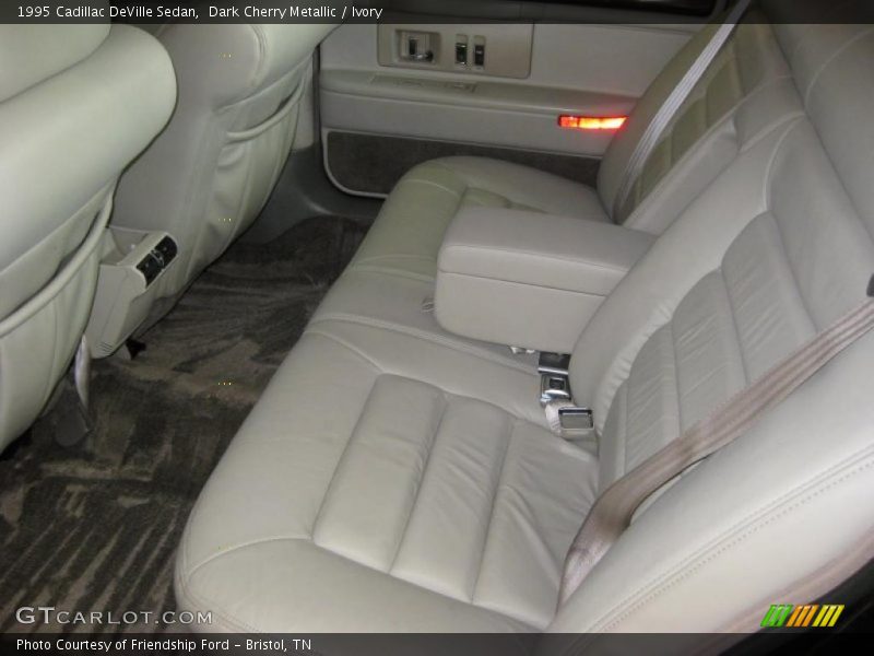 Dark Cherry Metallic / Ivory 1995 Cadillac DeVille Sedan