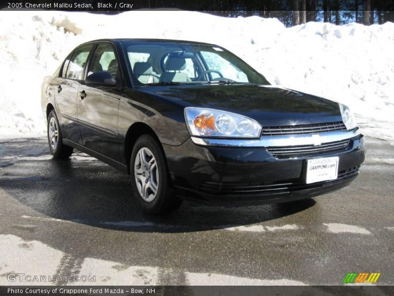 Black / Gray 2005 Chevrolet Malibu Sedan